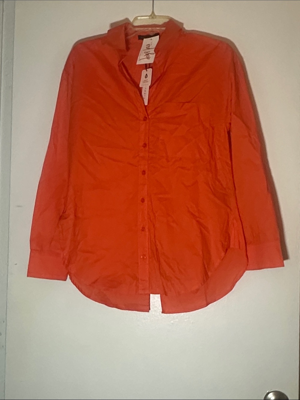 Sanctuary Women’s Vibrant Orange Slit Back Tunic
